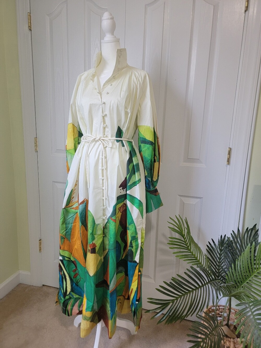 ALEMAIS mokshini shirtdress US 2 - Picture 7 of 10